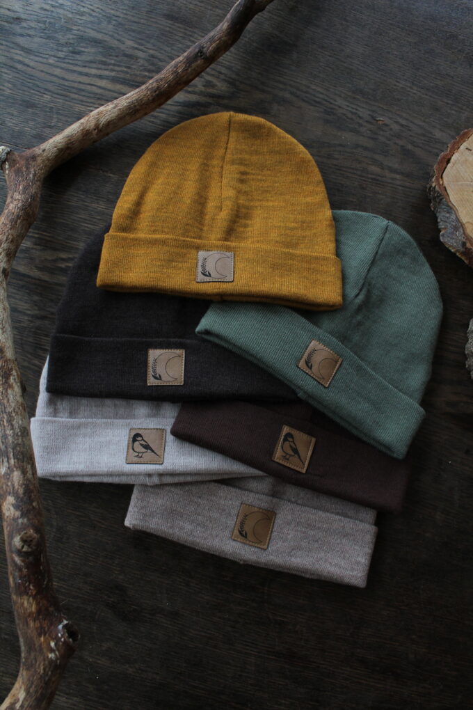 Beanie Merinowolle Kopfumfang 43-47cm