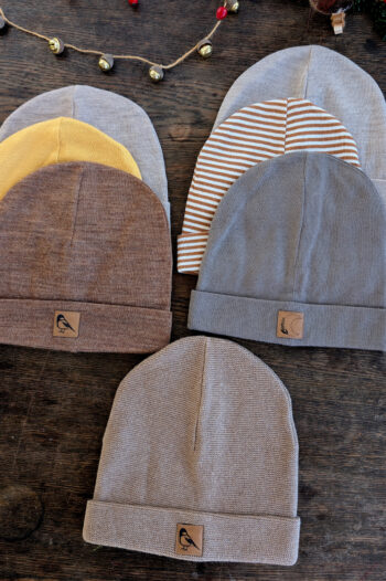 Beanie Merinowolle Kopfumfang 51-54cm