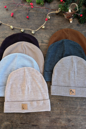 Beanie Merinowolle Kopfumfang 55-58cm