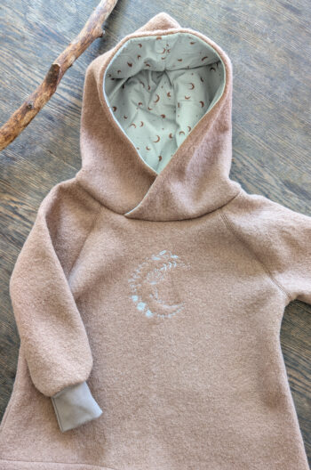 Walkpullover Eichenlaub Gr.86/92 bestickt