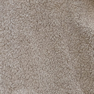 Baumwollplüsch Haselnussbraun