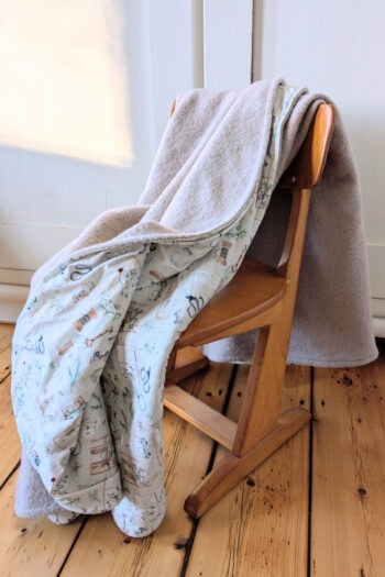 Kuscheldecke aus Wollwalk