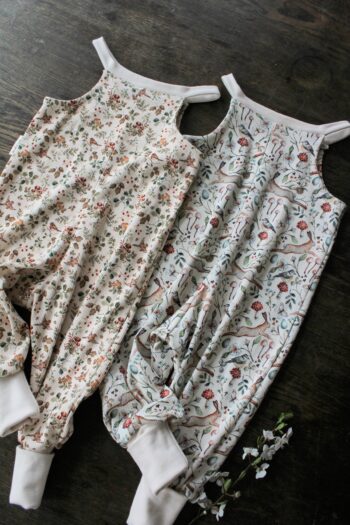 Ribjersey Schlupflatzhose Klee