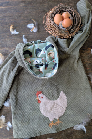 Breitcordjacke Huhn