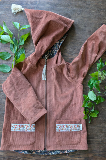 Breitcordjacke Webband